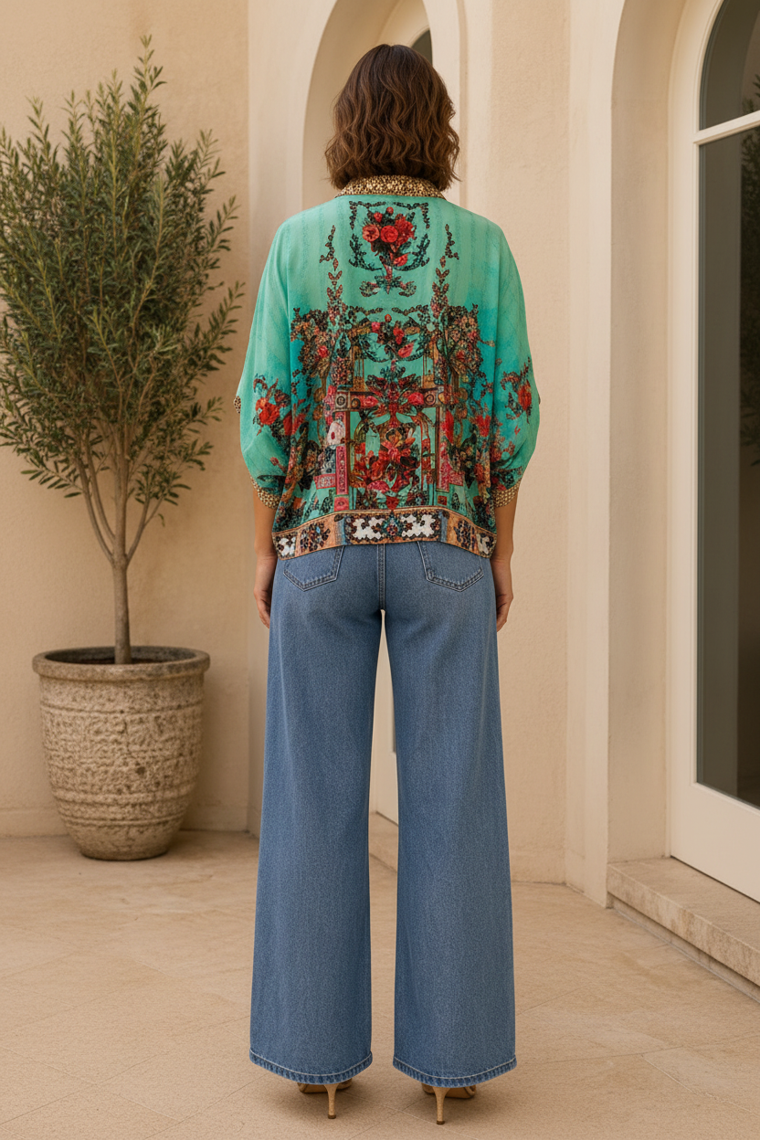Botanical Garden Print Shirt