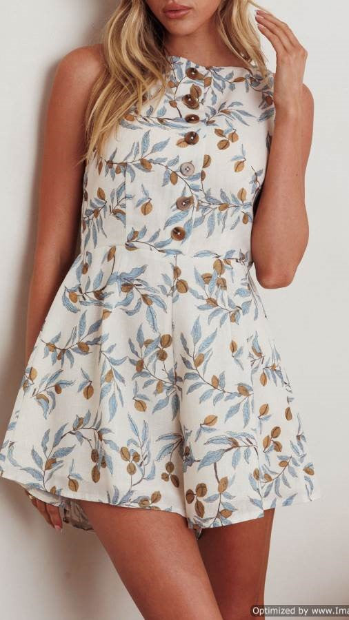 Floral Playsuit