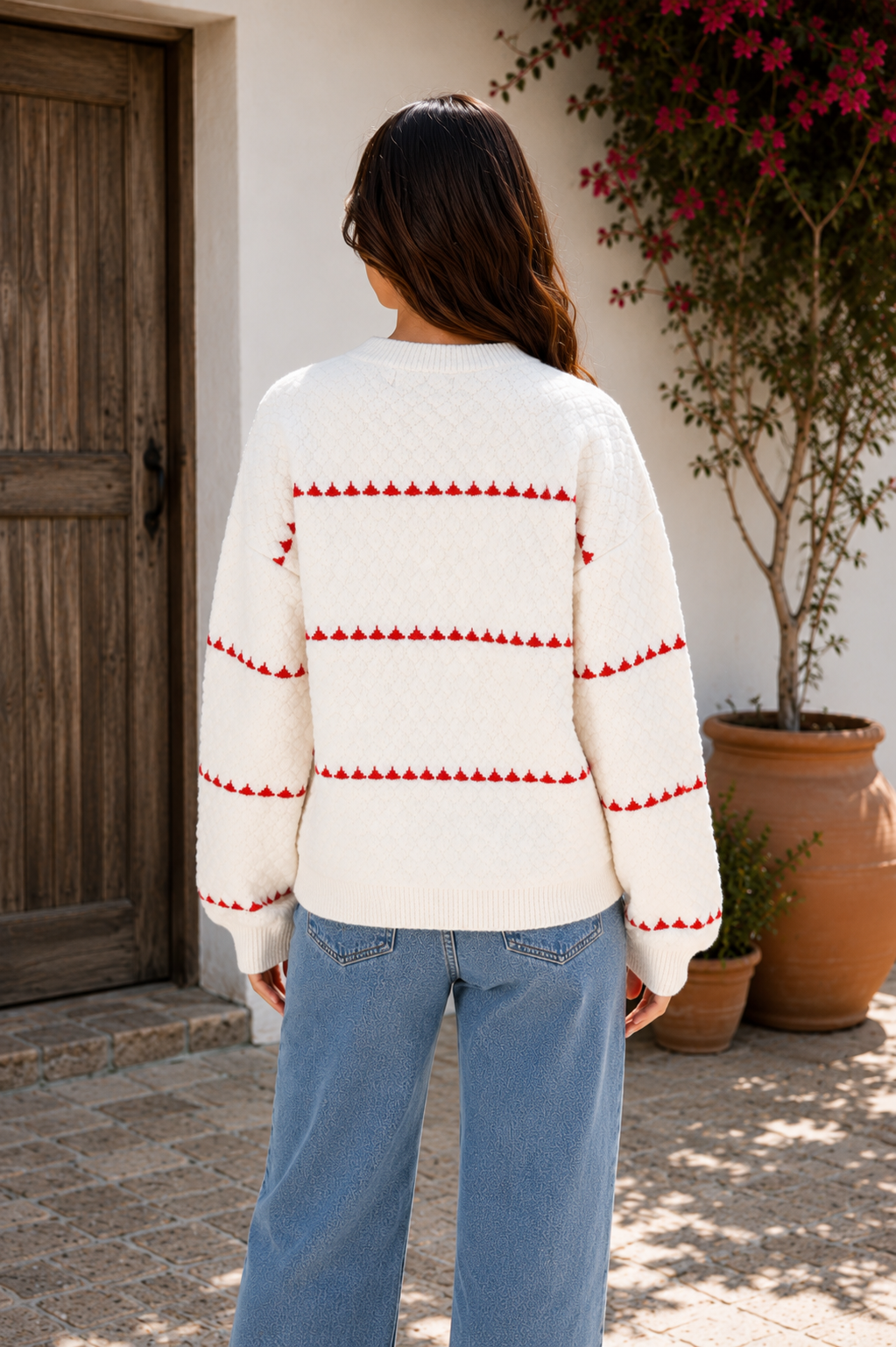 Alpine Heart Knit Sweater