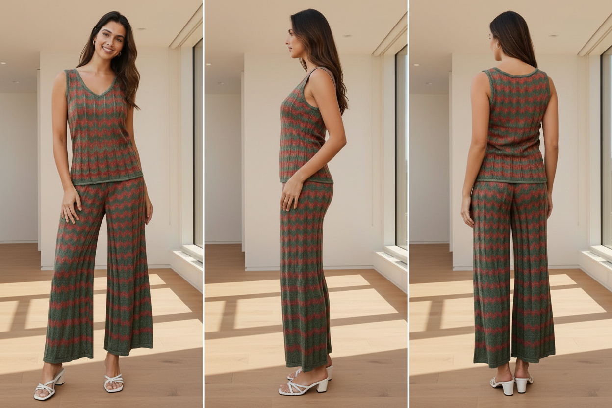 Chevron Knit Set