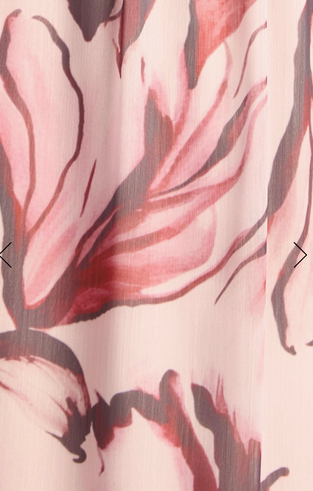 Petal Print Chiffon Two-Piece Set