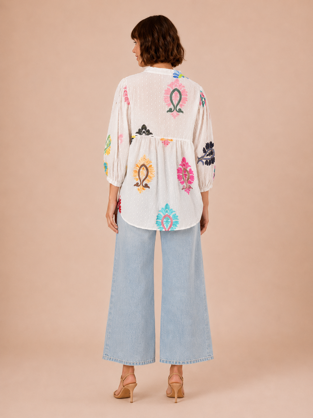 Artisan Bloom Blouse - back view
