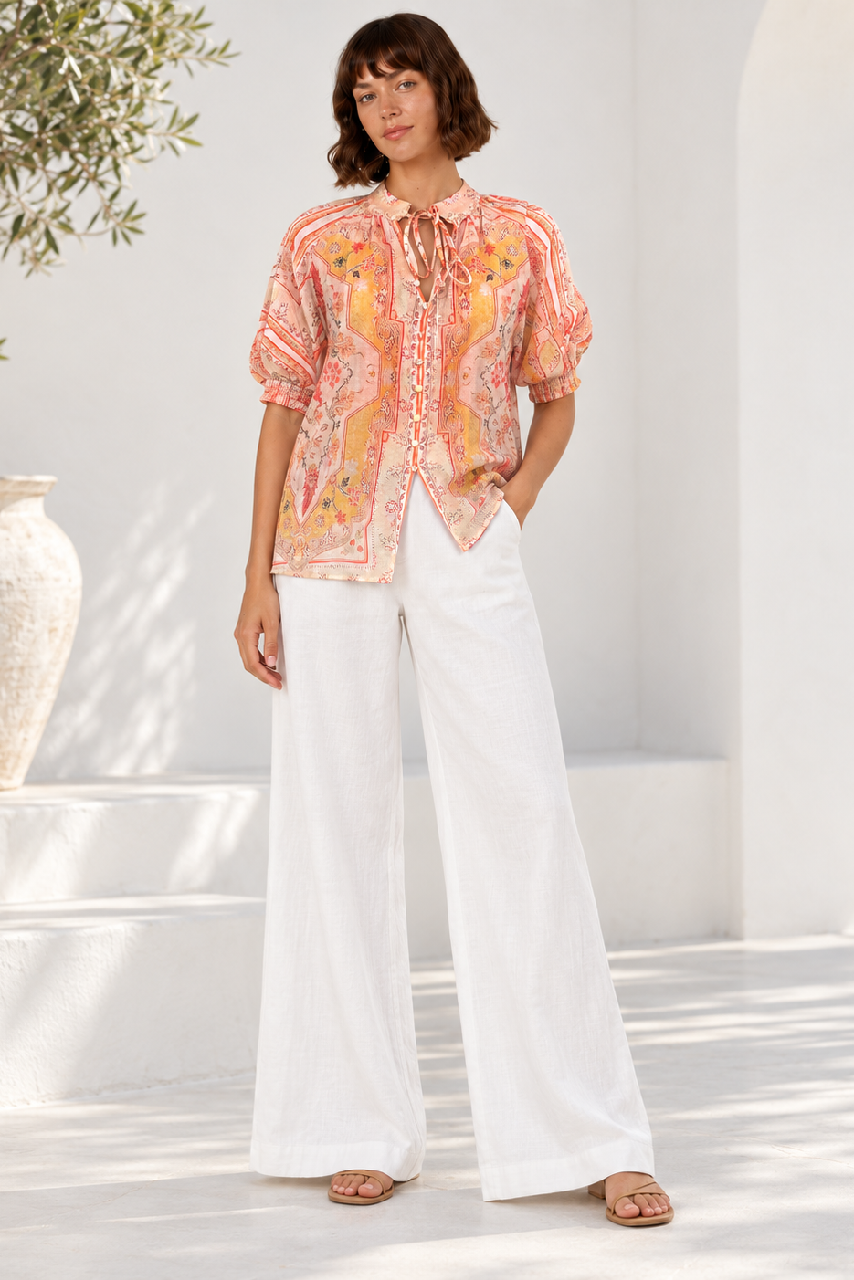 Avalon Paisley Blouse