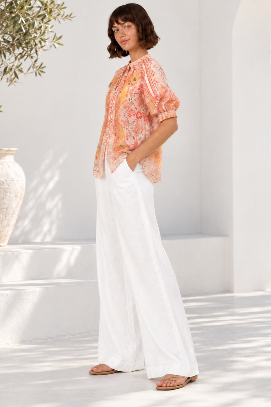 Avalon Paisley Blouse