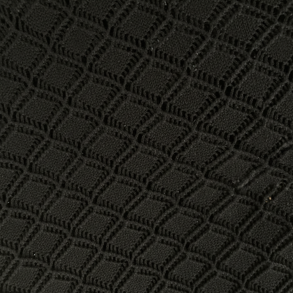Black knit texture