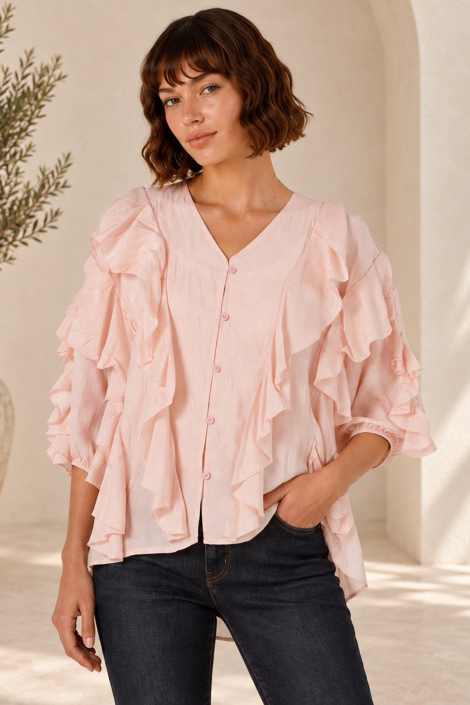 Fiona Top Pale Pink